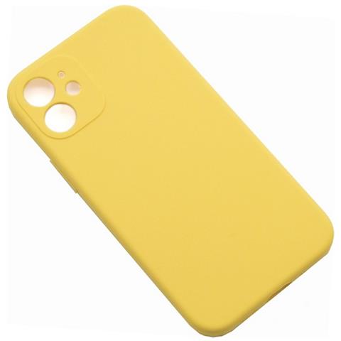 Custodia Tpu Silicone Lite Cover Soft-case Per Apple Iphone 12 Mini Yellow - Foto 1
