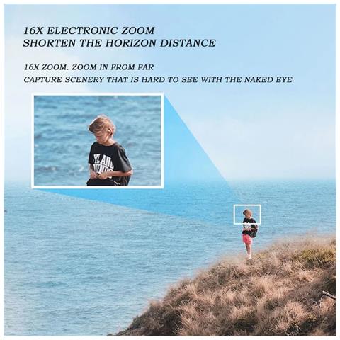 Fotocamera Digitale 4k/48mp/zoom 16x/autofocus/mirino/anti-shake Black - Foto 7