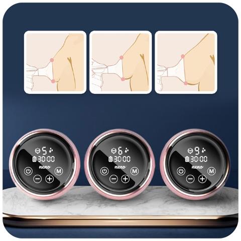 Tiralatte Elettrico Wireless Portatile Ricaricabile Automatico Senza Fili Touch - Foto 15