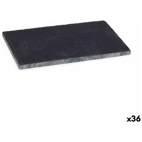 Vassoio Per Aperitivi Nero Lavagna 10 X 0,5 X 15 Cm (36 Unità) - Foto 1