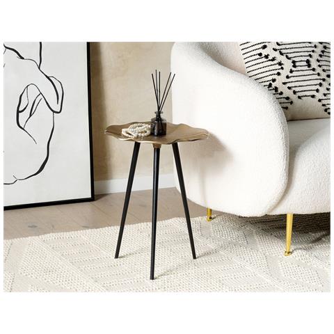 Tavolino Pudur Metallo Oro - Foto 1