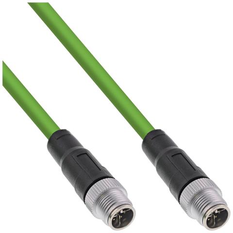 Cavo Di Rete Industriale, M12 8-pin X-coded m. /m. Cat. 6A PUR 5m - Foto 1