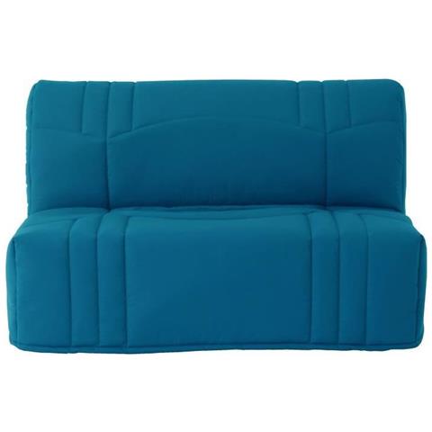 Panca Bz - Tessuto 100% Cotone Blu Anatra - Letto 140 X 190 Cm - Foto 1