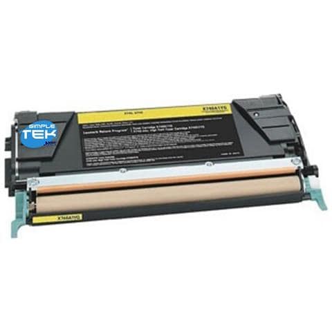 TONER COMPATIBILE -  Giallo Con Lexmark C746 C746a1yg X746 C748 X748 C748de - Foto 1