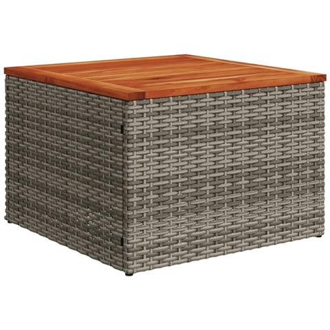Set Divano da Giardino 10 pz con Cuscini Grigio in Polyrattan - Foto 2