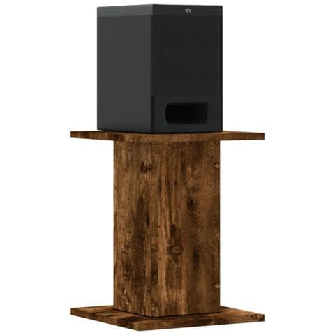 Supporti Altoparlanti 2 Pz Rovere 30x30x40 Cm Legno Multistrato - Foto 3
