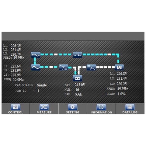 PH 9273 gruppo di continuità (UPS) Doppia conversione (online) 10 kVA 10000 W 3 presa (e) AC - Foto 6