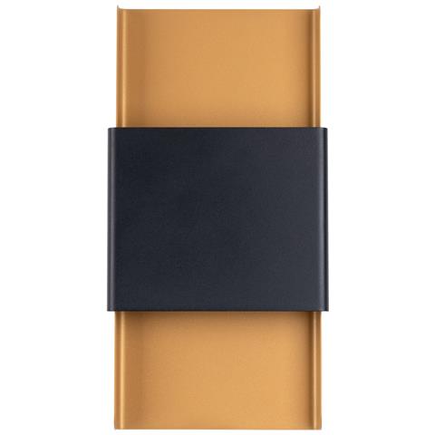 Lampada Da Parete Durlin Oro /nero Sl. 1354 - Moderno Lampade Da Parete Oro /nero 40x20x7 Cm - Foto 1