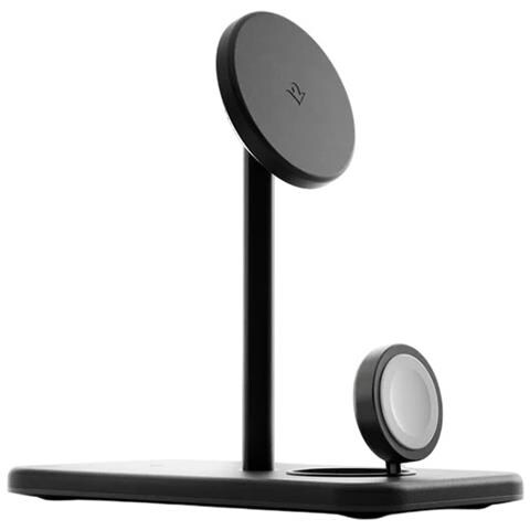 Supporto Di Ricarica Wireless Qi2 3-in-1 Hirise 3 Deluxe Compatibile Con Magsafe Modello, Nero - Foto 1