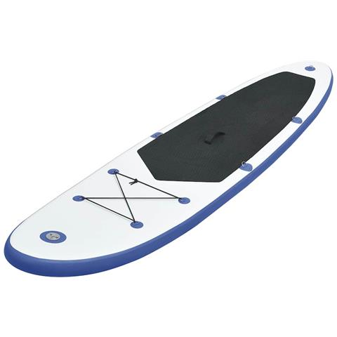 Lusso Casadino -  Set Tavola Da Sup E Surf Gonfiabile Blu E Bianco - Foto 1