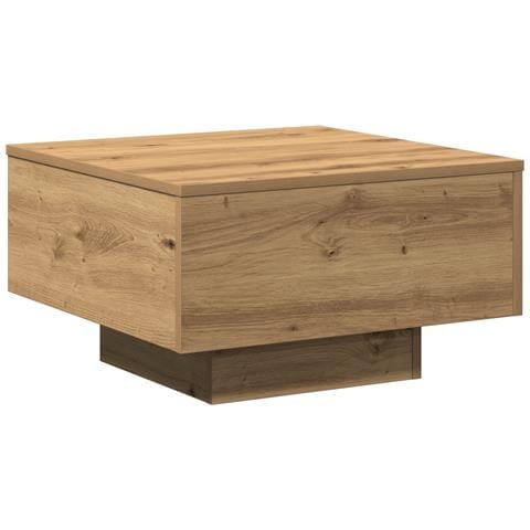 Tavolino da caffè  in rovere artigianale 55x55x31 cm in legno composito - Foto 1