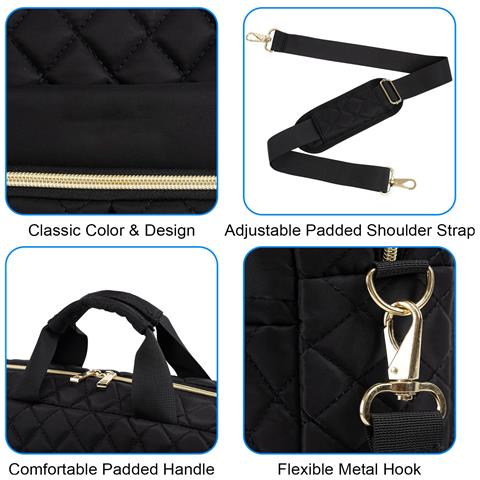 Borsa Per Laptop Da 15.6 Pollici Compatibile Con Apple Macbook Pro - Elegante E Funzionale Black - Foto 5