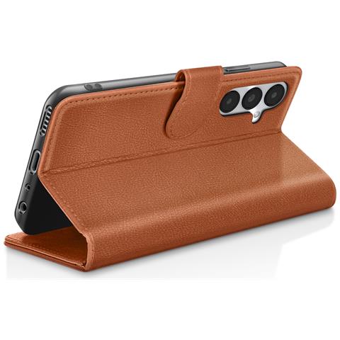 Custodia A Portafoglio Per Galaxy A05s Con Funzione Di Supporto E Linguetta Magnetica, Marrone - Foto 5