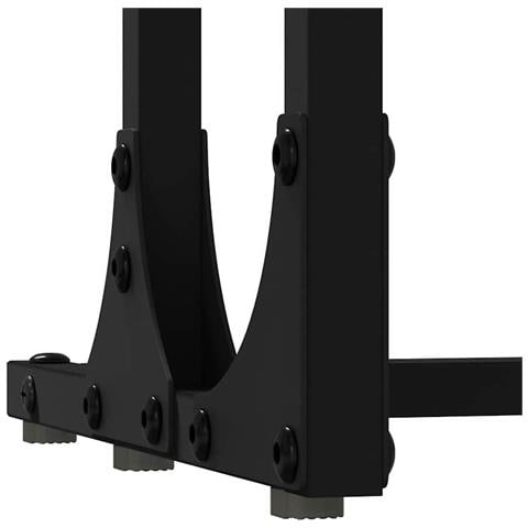 Tavolo da caffè nesting 3 pcs Rovere nero 50.5 x 35 x 53 cm - Foto 9