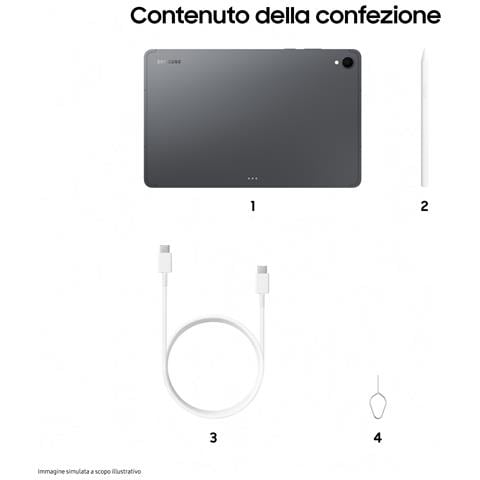 Galaxy Tab S11, Tablet AI, Wi-Fi, Design Leggero, Strumenti AI Multimodali, DeX, RAM 12GB, 128 GB, Batteria a Lunga Durata, Gray - Foto 2