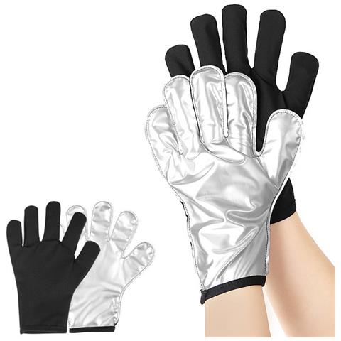 Guanti Sauna Rivestimento Potenziatore Di Sudore, Protezione Mani Per Esercizio Silver - Foto 2