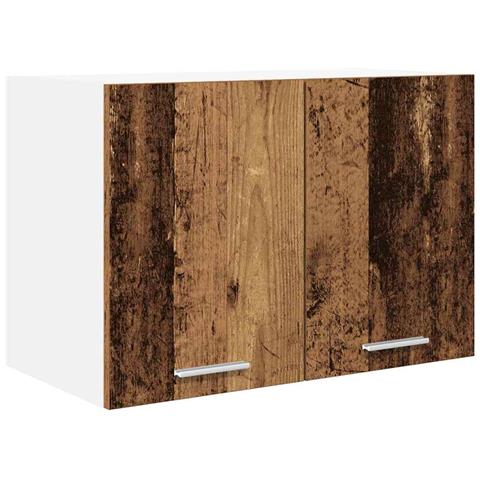 Armadio pensile Riga Legno Antico e Bianco 60 x 31 x 40 cm - Foto 1