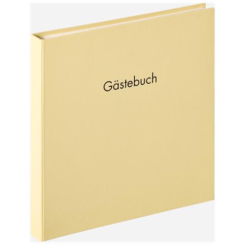 Libro Degli Ospiti Fun, Crema, 26x25 Cm - Foto 1
