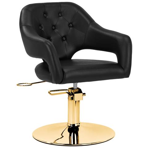 poltrona parrucchiere Parma oro-nera - Foto 1