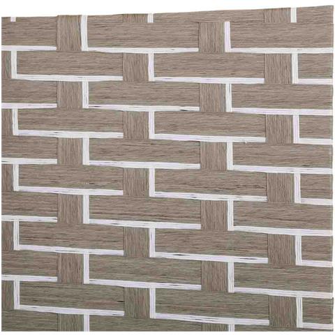 Paravento In Carta Intrecciata 4 Pannelli 50 (x4) x3x180h Cm - Foto 7