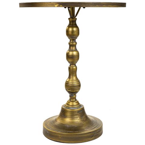 Tavolino In Metallo Dorato 50x50x66h - Foto 2