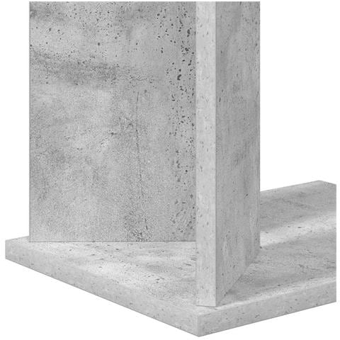 Tavolino Grigio cemento 35 x 25 x 50 cm Legno multistrato - Foto 9