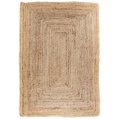 Tappeto Bombay In Iuta Intrecciata Naturale 60x90 Cm - Foto 1