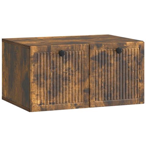 Mobile Porta TV da Muro Rovere Fumo 59,5 x 41 x 30 cm - Foto 1