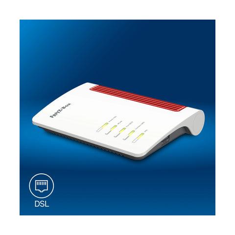 Box 7630 router wireless 2.5 Gigabit Ethernet Dual-band (2.4 GHz / 5 GHz) Bianco, Rosso - Foto 2