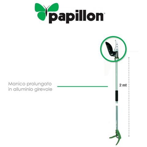 Cesoia raccoglifrutta con manico in alluminio girevole - Foto 2