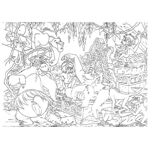 Il Libro Della Giungla - Puzzle Double-Face Plus 108 Pz - Foto 3