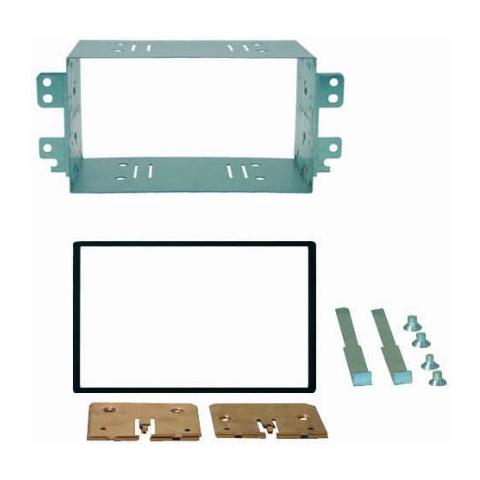 Adattatore autoradio 03519 Kit di fissaggio per autoradio Doppio DIN Nero Kia Carens 07> - Foto 1