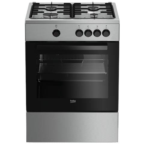 BEKO Cucina A Gas FSG62000DX A Libera Installazione 4 Fuochi Classe A Colore Inox