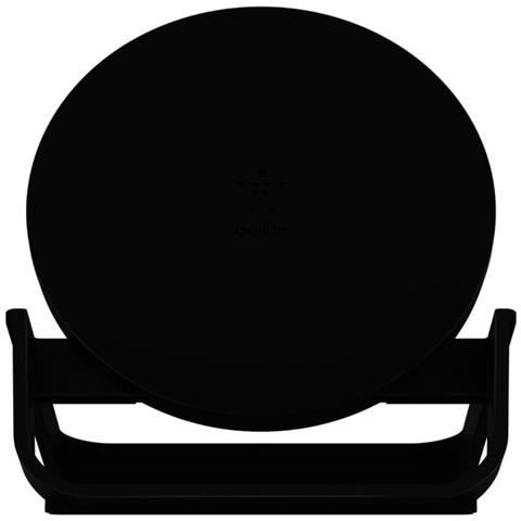 Boost Up Supporto di Ricarica Wireless da 10 W, per iPhone 11, 11 Pro / Pro Max, XS, XS Max, XR, X, 8, 8+, Samsung Galaxy S10, S10+, S10e Note9 e Altri, con Presa di Ricarica Rapida, Nero - Foto 1