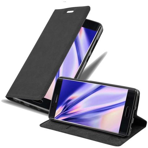 Cadorabo Custodia Compatibile Con Huawei Mate 9 Pro In Nero Di Notte - Coperchio Protettiva Con Chiusura Magnetica, Funzione Stand E Tasca Per Le Carte - Foto 1