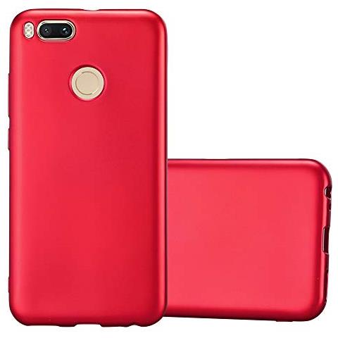 Cadorabo Custodia Compatibile Con Xiaomi Mi A1 / 5x In Rosso Metallico - Coperchio Protettivo In Silicone Tpu Flessibile - Foto 1