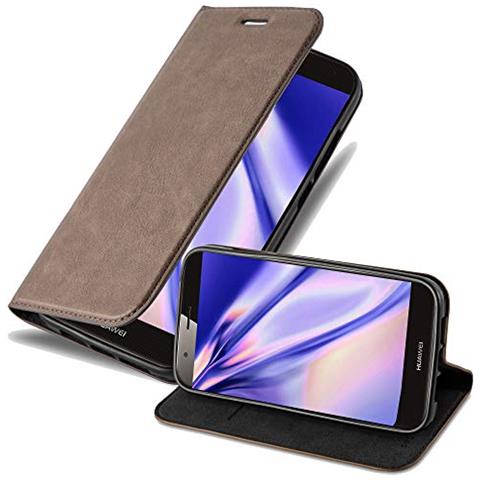 Custodia Compatibile Con Huawei G7 Plus / G8 / Gx8 In Bruno Caffè - Coperchio Protettiva Con Chiusura Magnetica, Funzione Stand E Tasca Per Le Carte - Foto 1