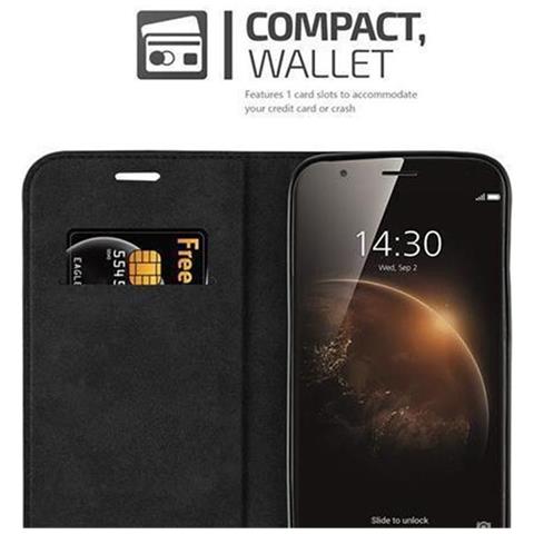 Custodia Compatibile Con Huawei G7 Plus / G8 / Gx8 In Bruno Caffè - Coperchio Protettiva Con Chiusura Magnetica, Funzione Stand E Tasca Per Le Carte - Foto 8