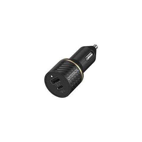 Caricatore Da Auto 30w - USB-C 18w + Usb-a 12w - Nero - Foto 1