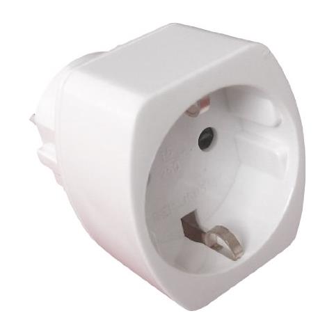 Adattatore Del Adattatore M / F In Spagna Frce Schuko Deutschland) Bianco - Foto 1