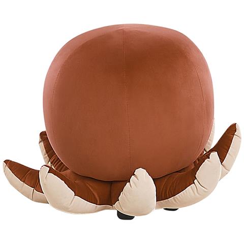 Pouf Animaletto In Velluto Marrone Octopus - Foto 16