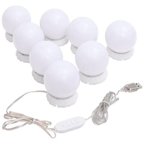 Specchio Da Parete Rotondo Con Luci Led In Vetro - Foto 10