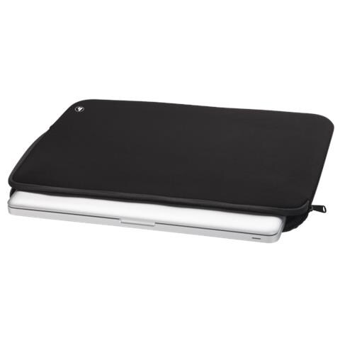 Neoprene Borsa Per Notebook 33,8 Cm (13.3"") Custodia A Tasca Nero - Foto 2