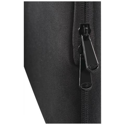 Neoprene Borsa Per Notebook 33,8 Cm (13.3"") Custodia A Tasca Nero - Foto 3