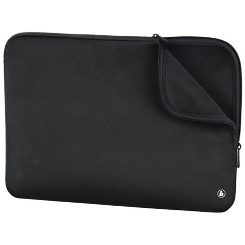 Neoprene Borsa Per Notebook 33,8 Cm (13.3"") Custodia A Tasca Nero - Foto 1