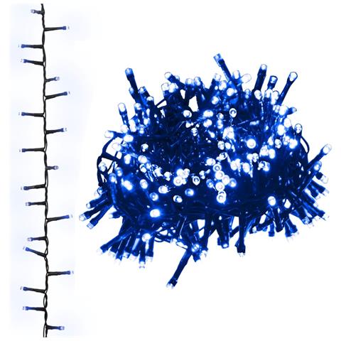 Stringa Led Compatta Con 3000 Luci Led Blu 30 M Pvc - Foto 1