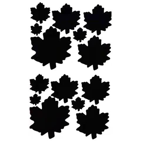 Toppe Autoadesive Impermeabili Per Riparare Indumenti, 10 Fogli Leaf-shape - Foto 1