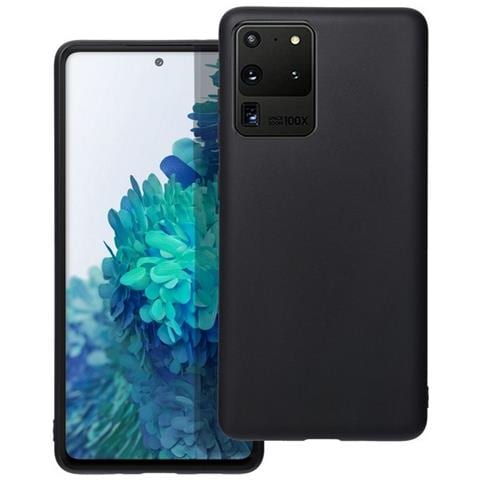 Custodia Tpu Silicone Cover Case Per Samsung Galaxy S20 Ultra 5g G988 Black - Foto 1