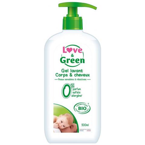 Gel Detergente 500ml Corpo E Capelli Love&green - Foto 1