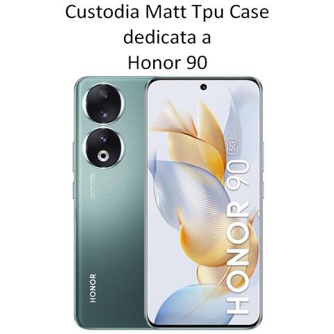 Custodia Tpu Silicone Cover Case Per Honor 90 5g Black - Foto 2